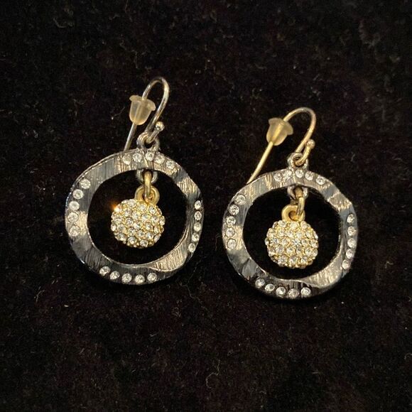 Crystal Dangle Earrings - Picture 1 of 10